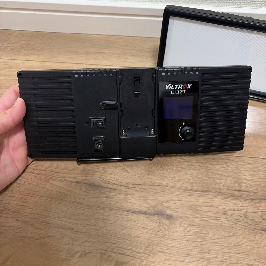 【女優ライト】2個セット　バッテリー・スタンド付き　高砂　電源不要