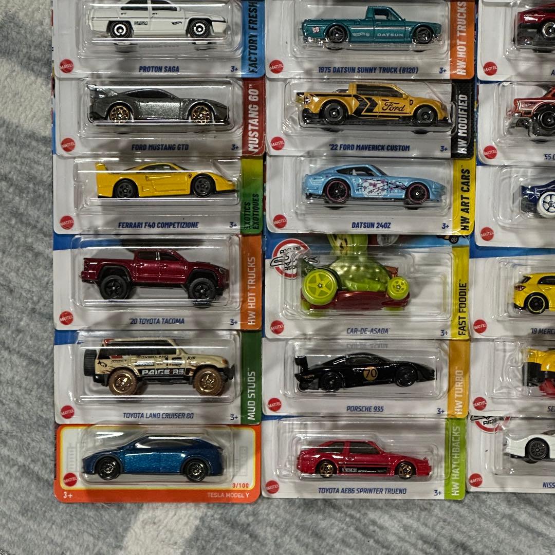 ホットウィール ベーシック 36台セット③ フェラーリ GT-R等