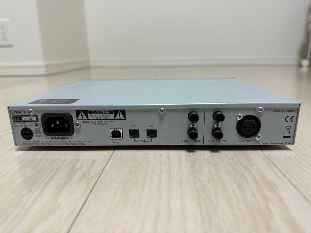 Prism Sound Lyra USBオーディオインターフェイス