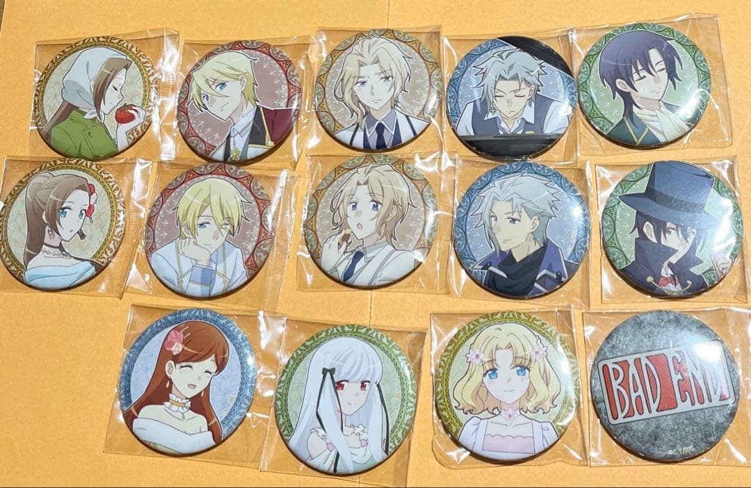 【はめふら】エンディングイラスト缶バッジ全14種コンプリート