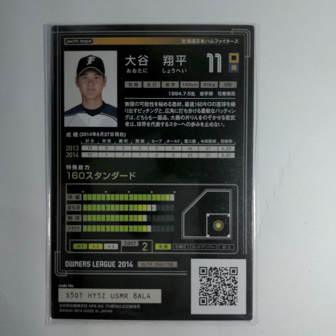 大谷翔平　オーナーズリーグ