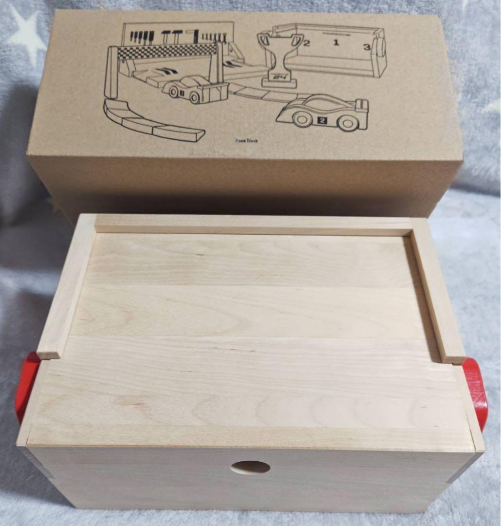 ポルシェ バヨ社 レーストラック スターターセット 木製おもちゃ 知育玩具