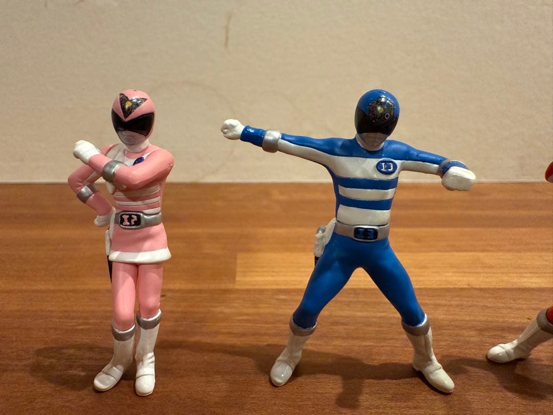 キャラエッグ　スーパー戦隊　デンジマン　フィギュア