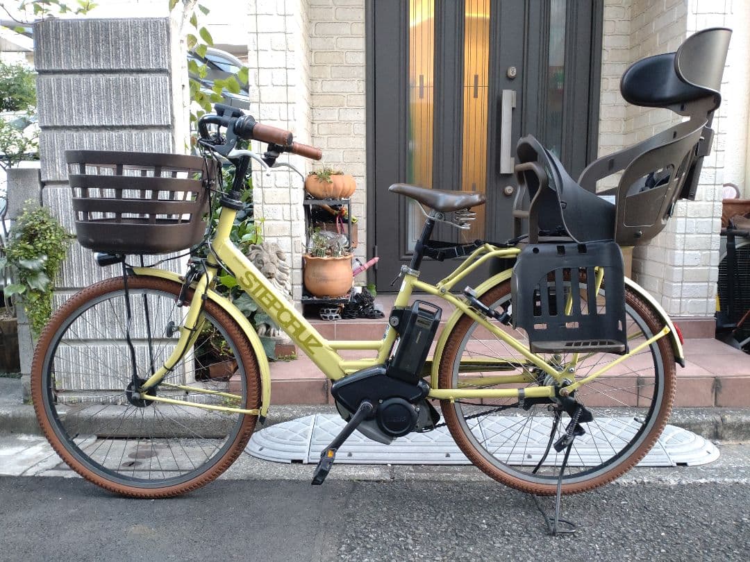 配送可★直接引渡可★カスタム【ステップクルーズ】電動アシスト自転車子供乗 充電器