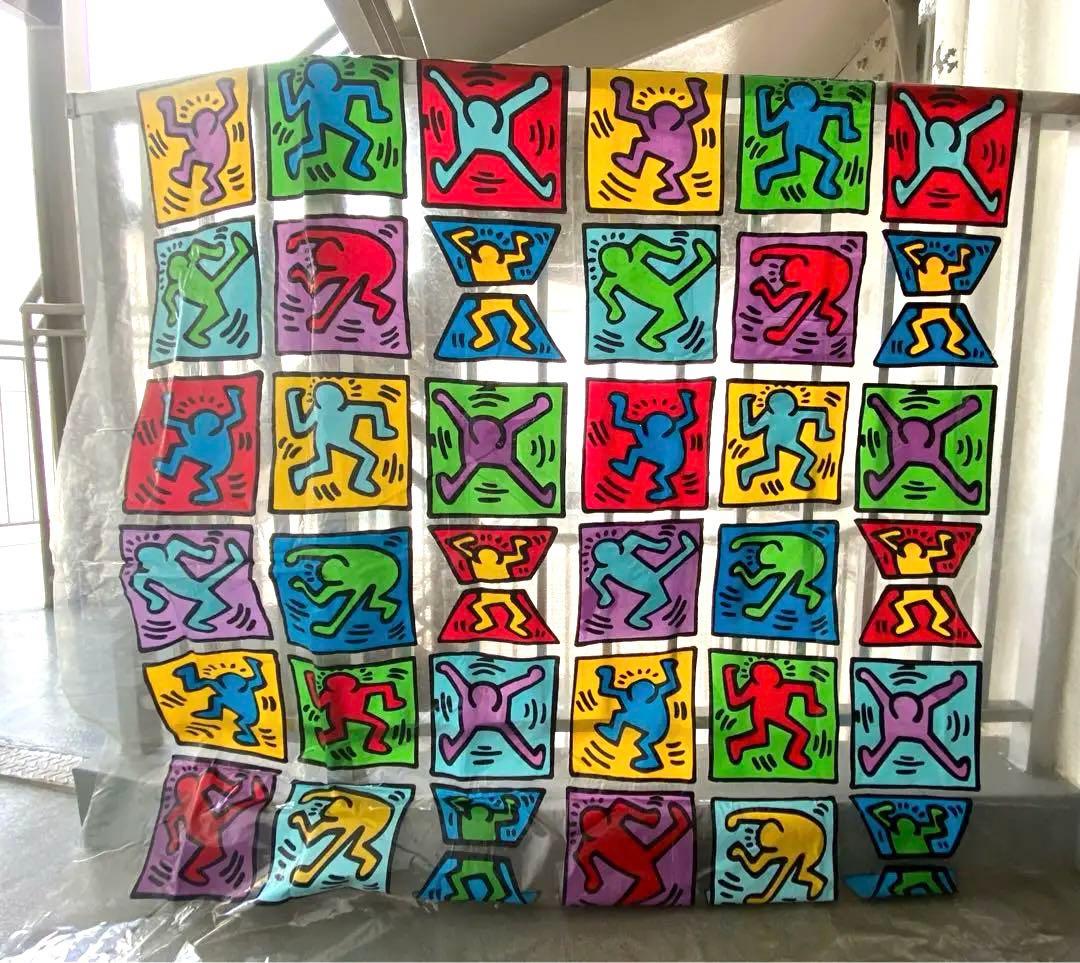 キースヘリング Keith Haring ウォールデコ シャワーカーテン