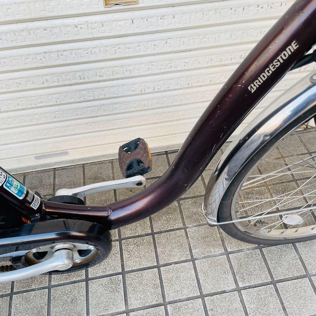 【732】電動自転車 ブリヂストン FRONTIA ブラウン 26インチ