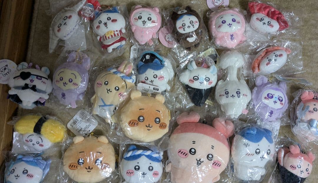 新品ちいかわマスコット、ぬいぐるみ 29個まとめ売り