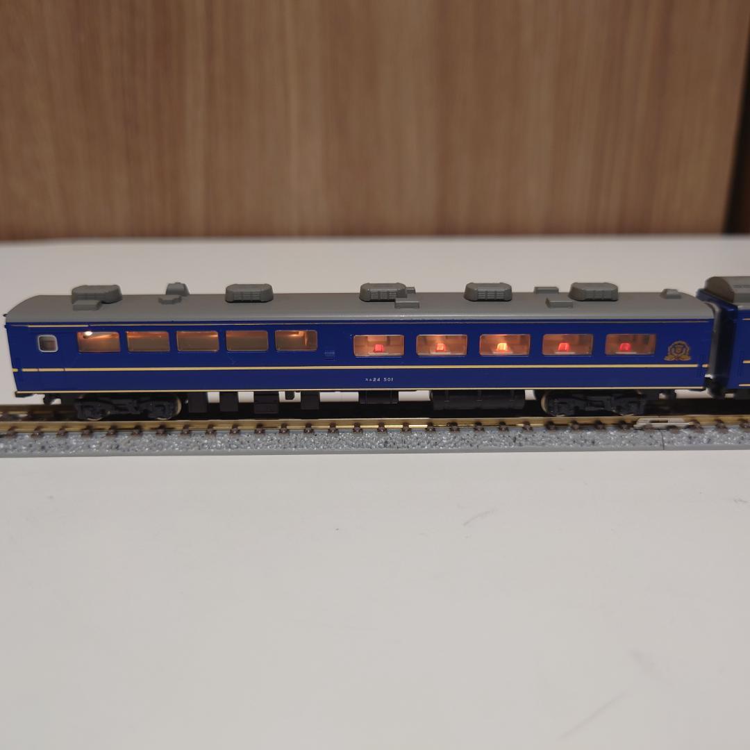 KATO 10-163 24系25形 ”北斗星” 特急形寝台客車（室内灯付き）