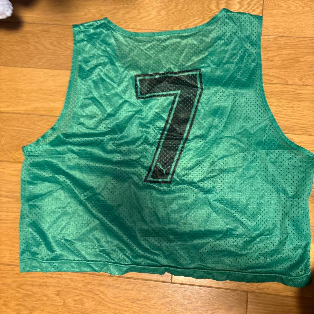 サッカー ビブス 1〜10キーパー用緑