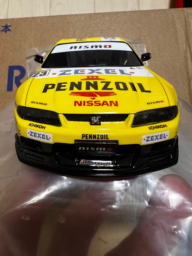 ミニッツ　R33 GT-R フルLED フルエアロ　写真追加