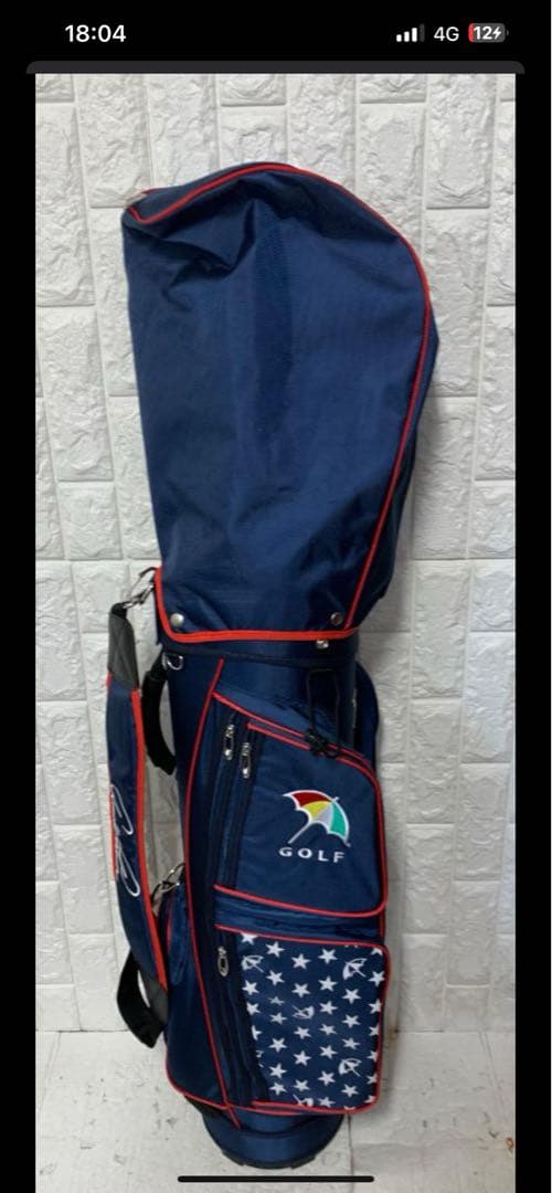 極美品　Arnold Palmer GOLF　アーノルドパーマー　キャディバッグ
