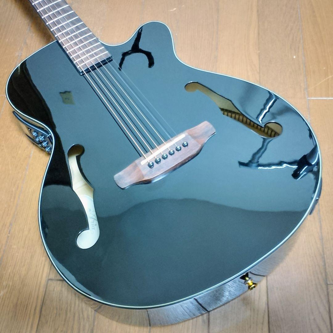 美品　ARIA　FET-F2/B nG　エレアコギター