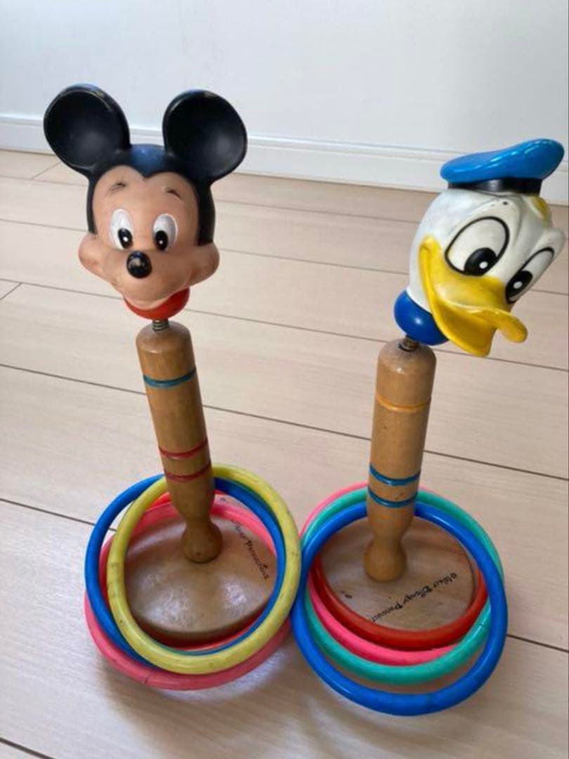 輪投げ ミッキーマウス ドナルドダック 昭和 レトロ ヴィンテージ 玩具