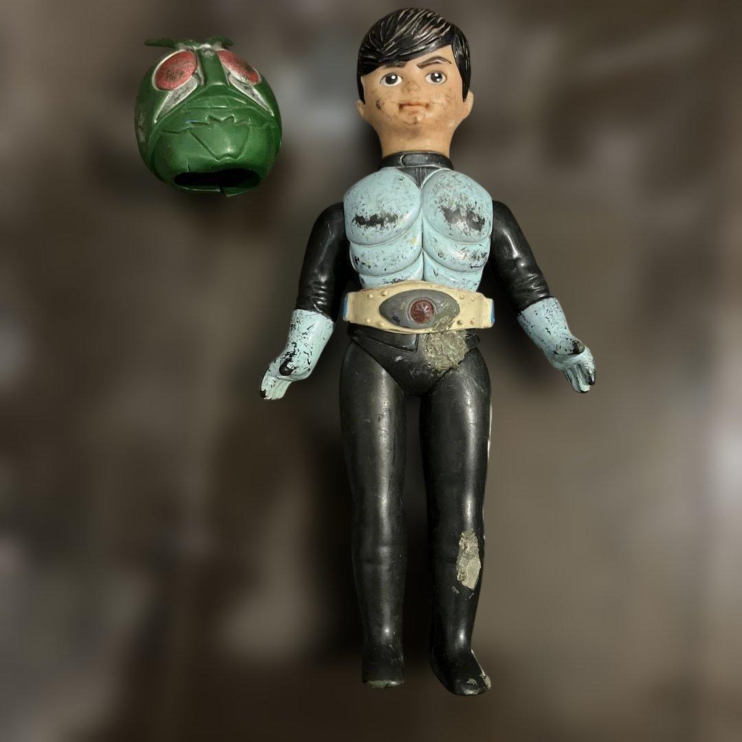 仮面ライダー ★フィギュア30cm★汚れ有・手足可動、メット＆ベルト付き