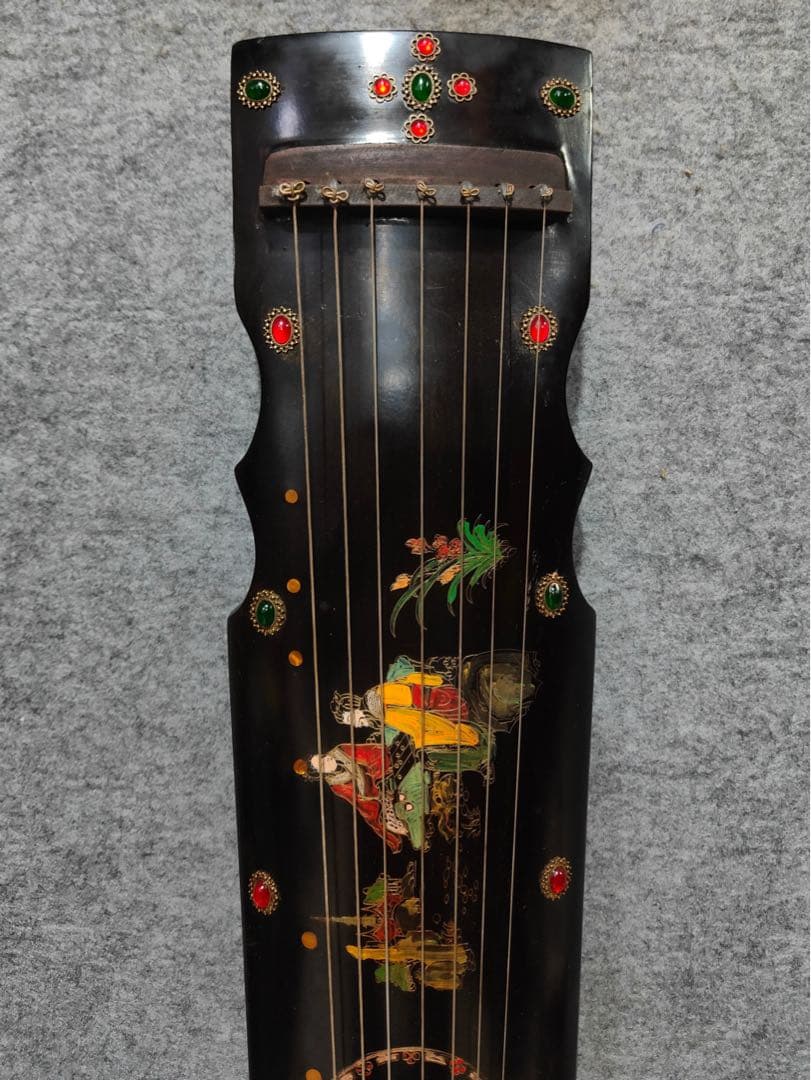 時代物　古琴 七弦琴 古美術 楽器　文房具 飾り