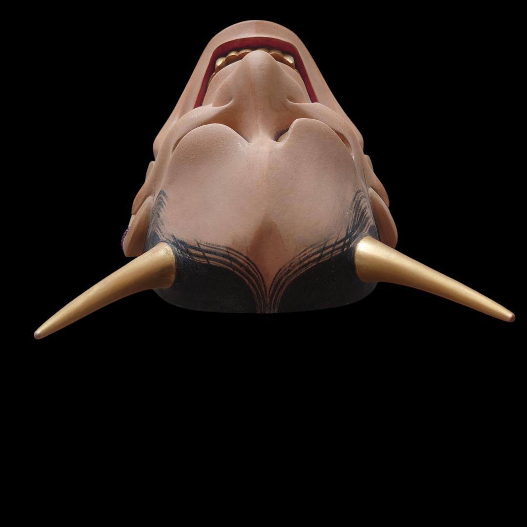 菅原法房 能面 般若 木製