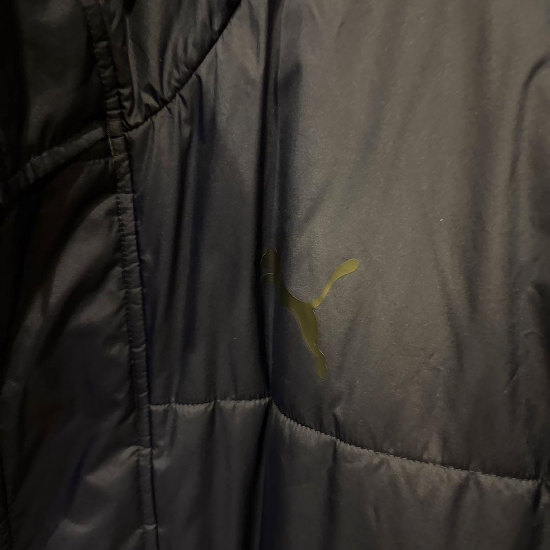 Puma フード付きダウンジャケット ネイビー