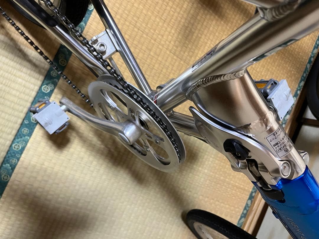 Panasonic LIGHT WING折りたたみ自転車 青