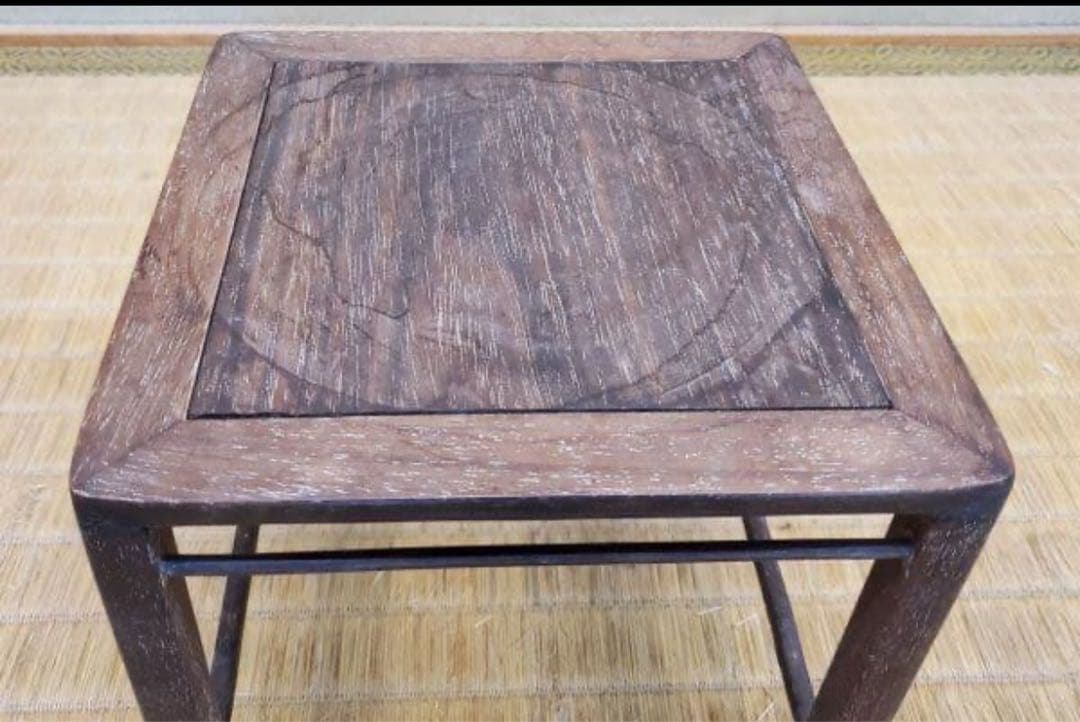 花台　中卓　正方　盆栽飾り台 山野草飾り台　本格作り　21センチ