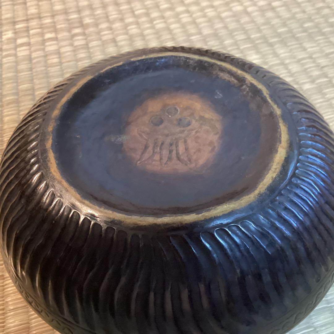 古銅建水( 雫 ）　十王口