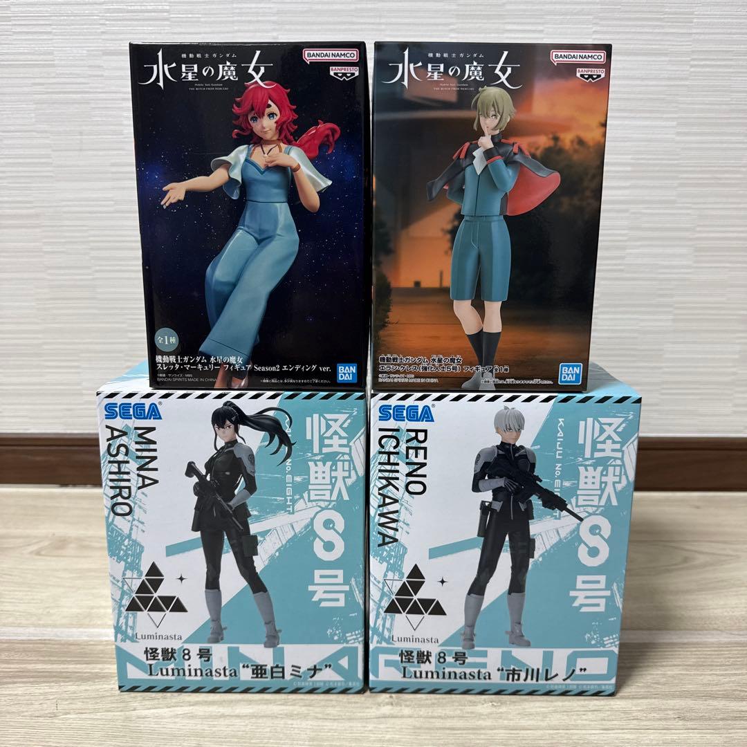 【全8種】アニメフィギュア まとめ売り 怪獣8号 / 地獄楽 / マッシュル 他