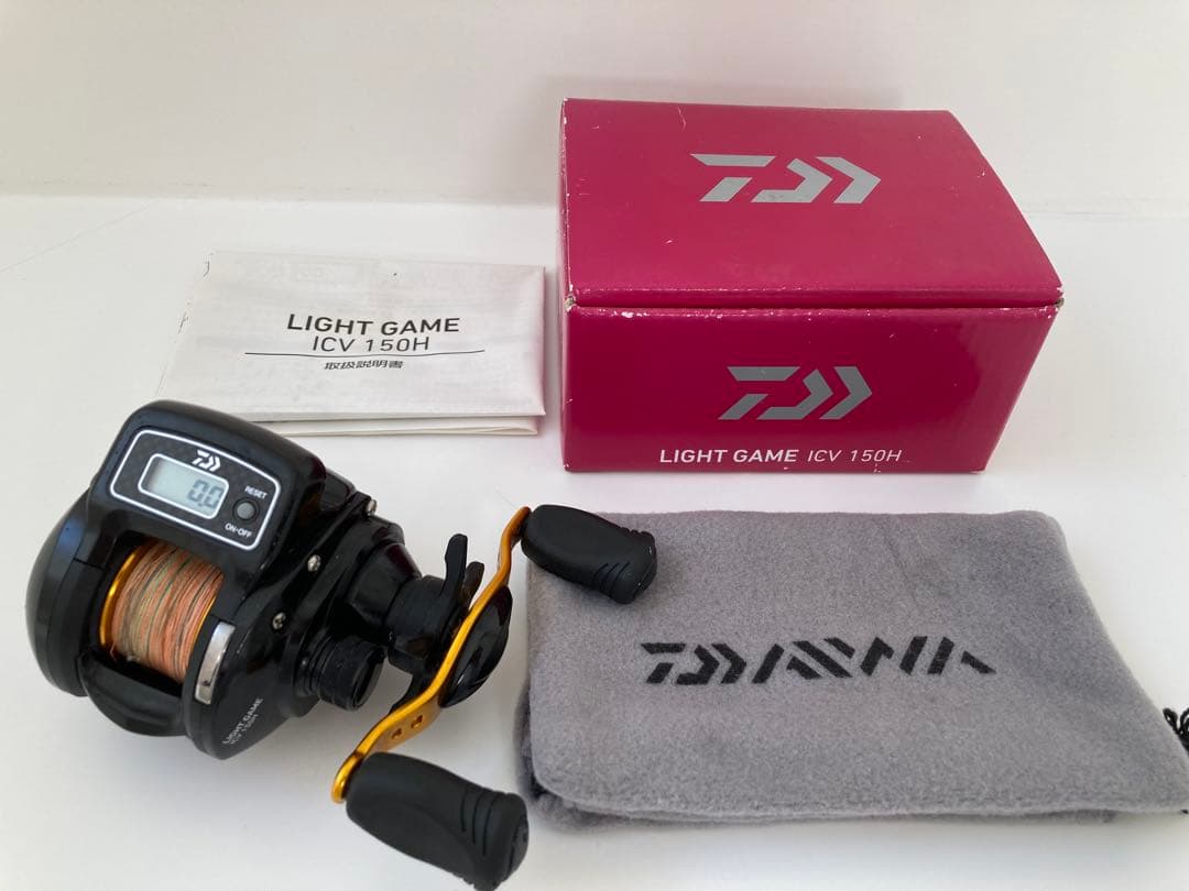 ダイワ　ライトゲーム　ICV 150H　カウンター付き　リール　舟　船釣り