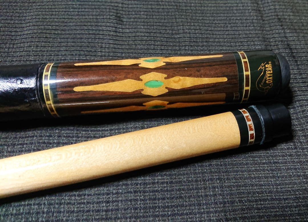 ビリヤード キュー Oxyear 6剣インレイ