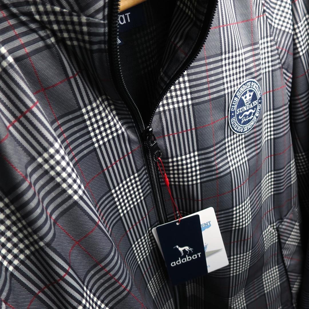 adabat 撥水 グレンチェック柄 スウィングトップ M