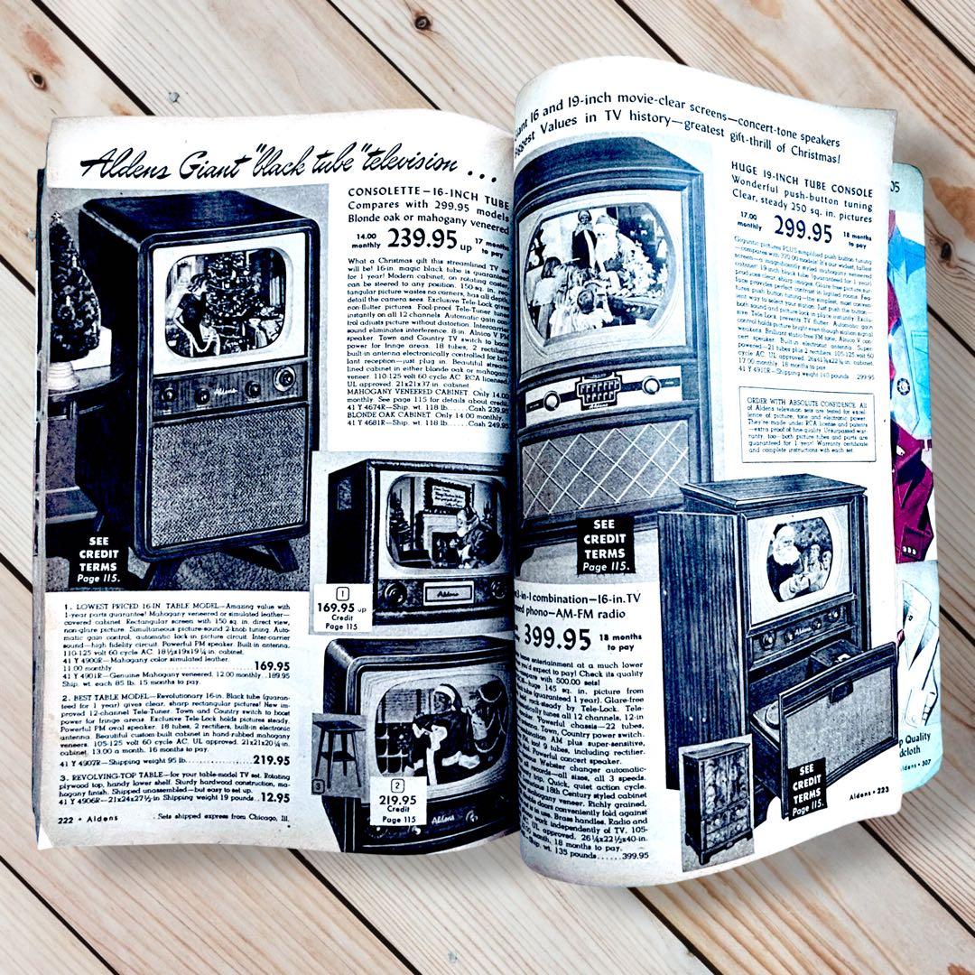 1950年アメリカ（Aldens, Inc.オールデンズ社 ）クリスマスブック