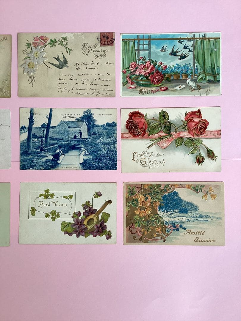 アンティークポストカード 22枚 フランス