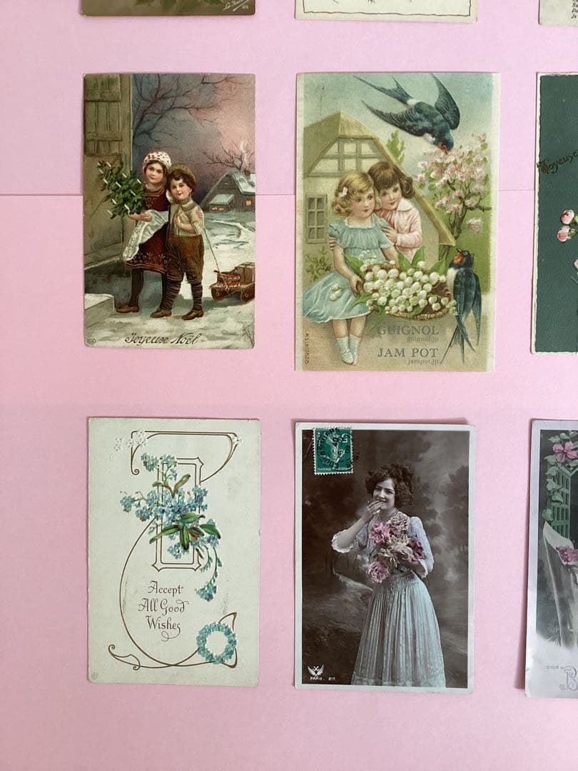 アンティークポストカード 22枚 フランス