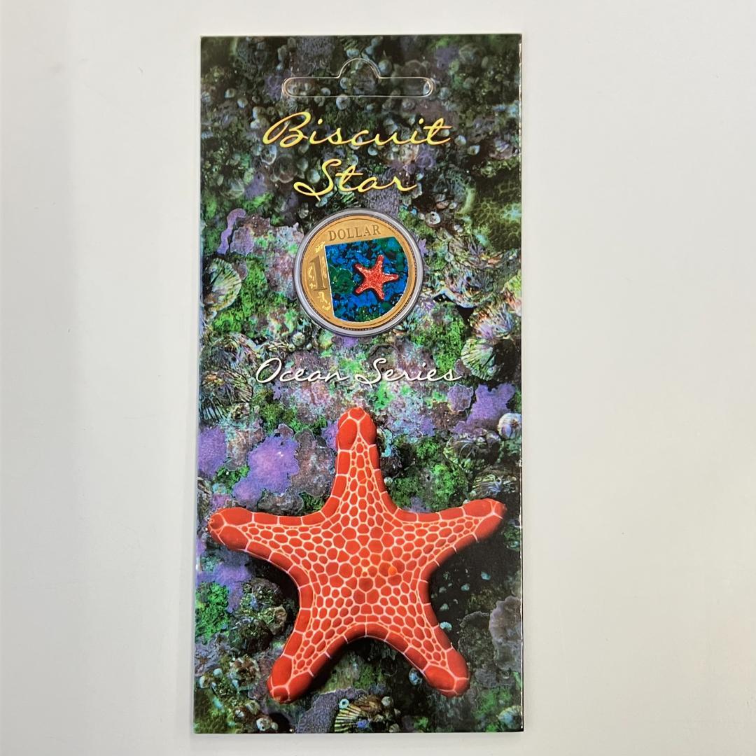 王立オーストラリア造幣局 オーシャンシリーズ ビスケットヒトデ 1ドル記念