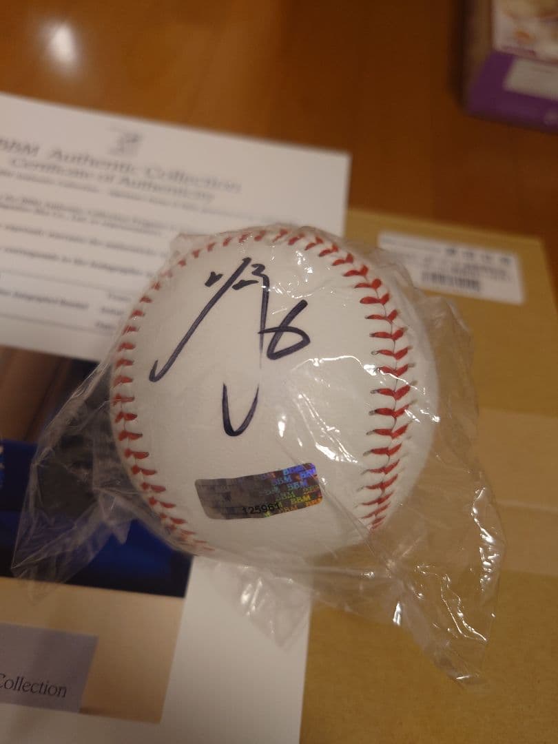 2024GG賞受賞記念 源田壮亮 直筆サインボール 鑑賞ケース付き