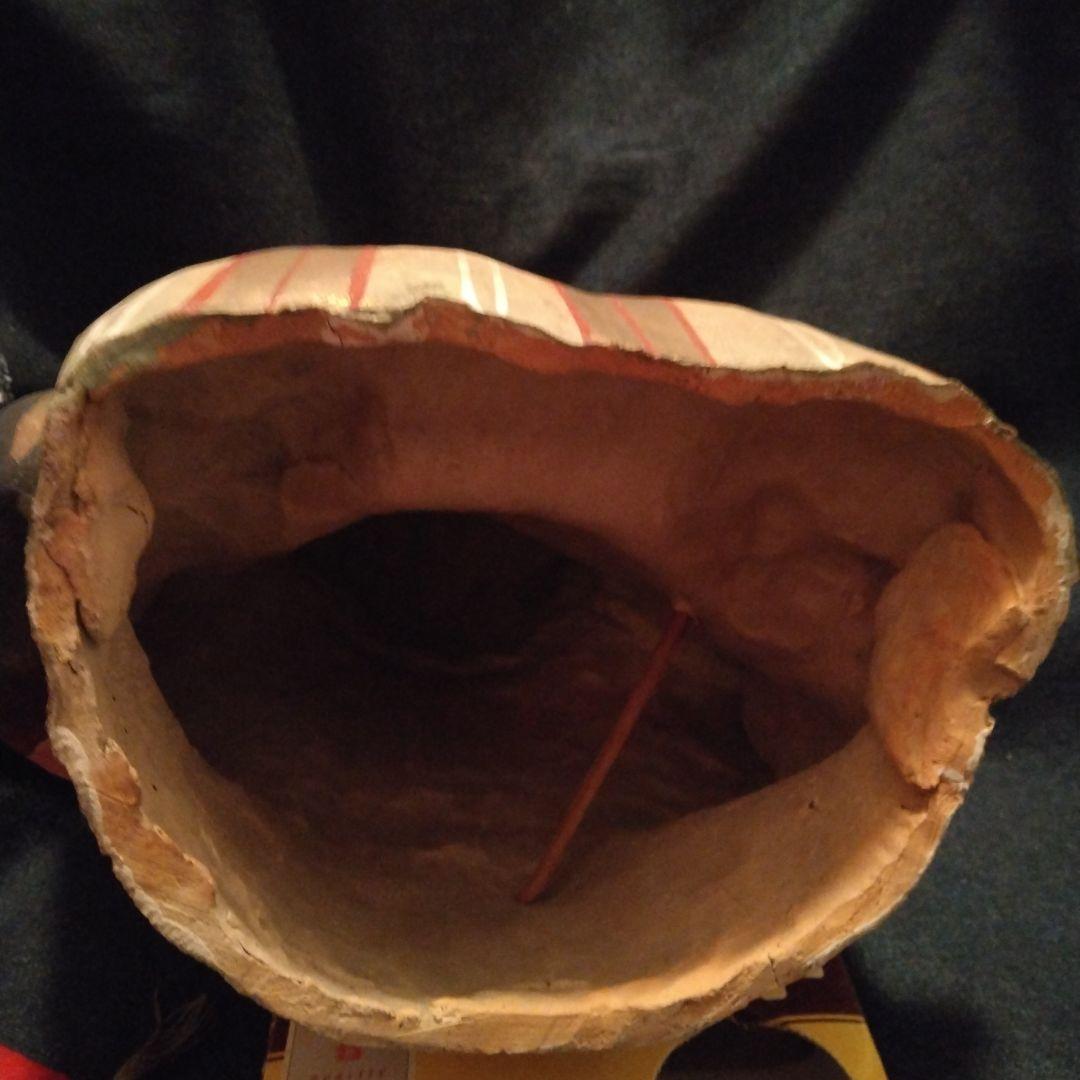 古い　福助さん　置物　骨董　大きな　開運　縁起物