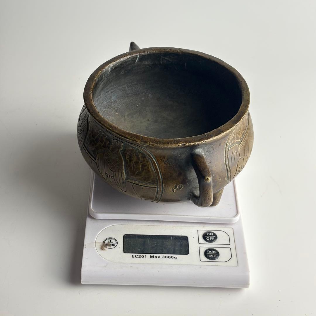 中国 香炉 銅造 銅器