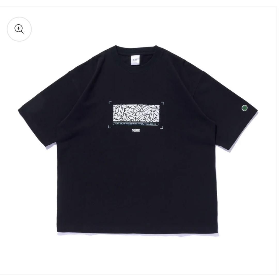 ぐちつぼ　182 BOX LOGO TEE / BLACK XL