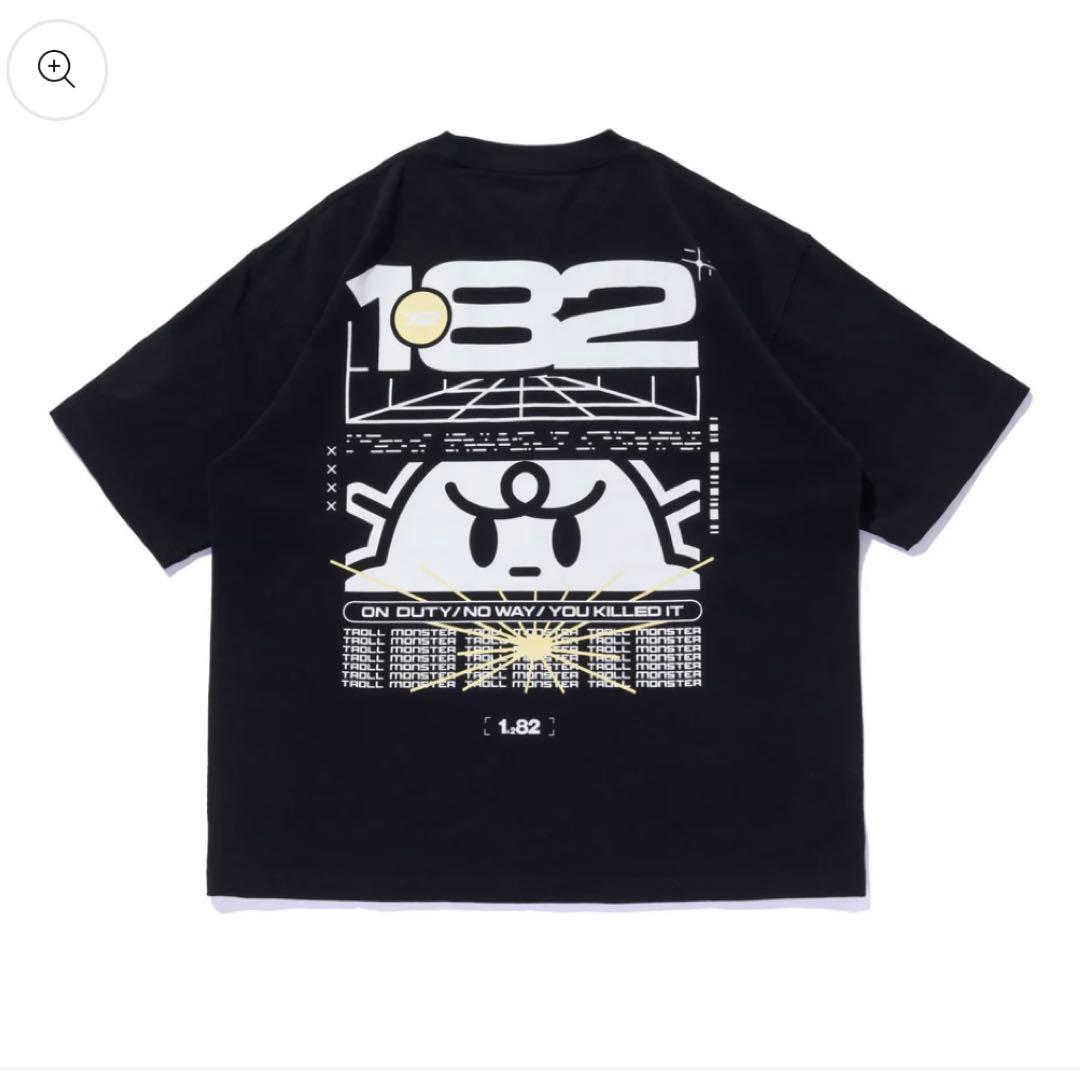 ぐちつぼ　182 BOX LOGO TEE / BLACK XL