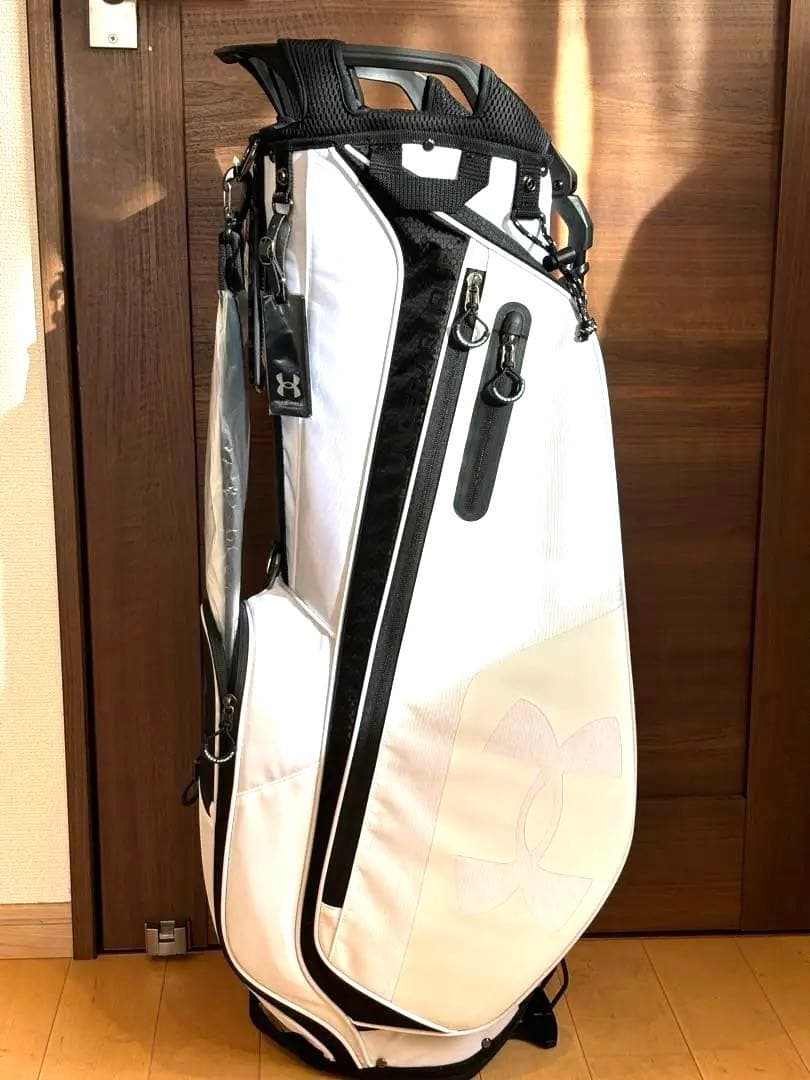 【新品未使用】アンダーアーマー ドライブ スタンド バッグ ゴルフ　白　緑　黒
