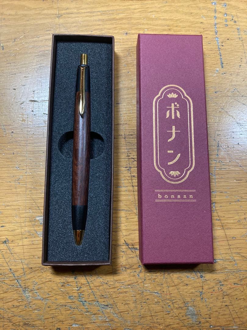 シーオーク シャーペン 0.5 真鍮 木製 ボナンペン