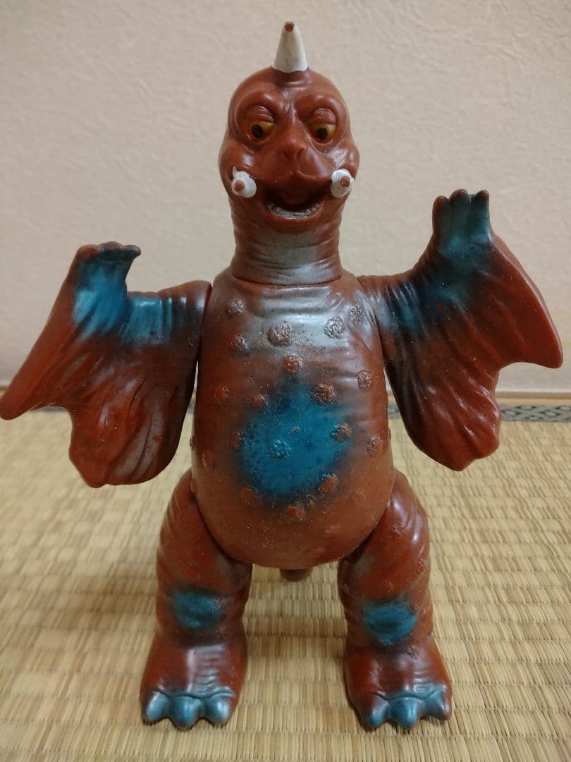 【たっちゃん】マルサン　ブルマァク　移行期　ソフビ　ペギラ　当時物