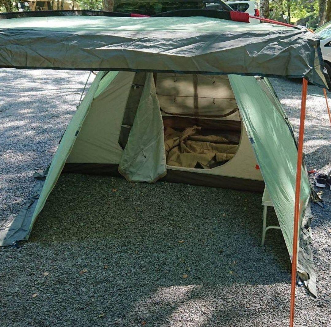 ロゴスパネルストリー厶ドームLとヘキサタープ、内外シートのセット