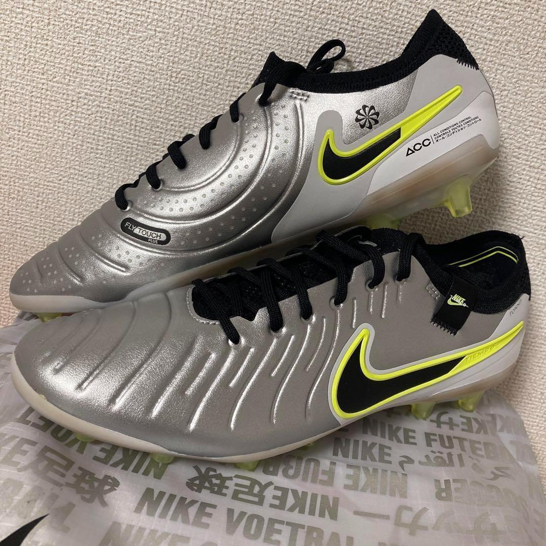 NIKE ティエンポレジェンド10エリート AG-PRO 25.5㎝ 人工芝 銀