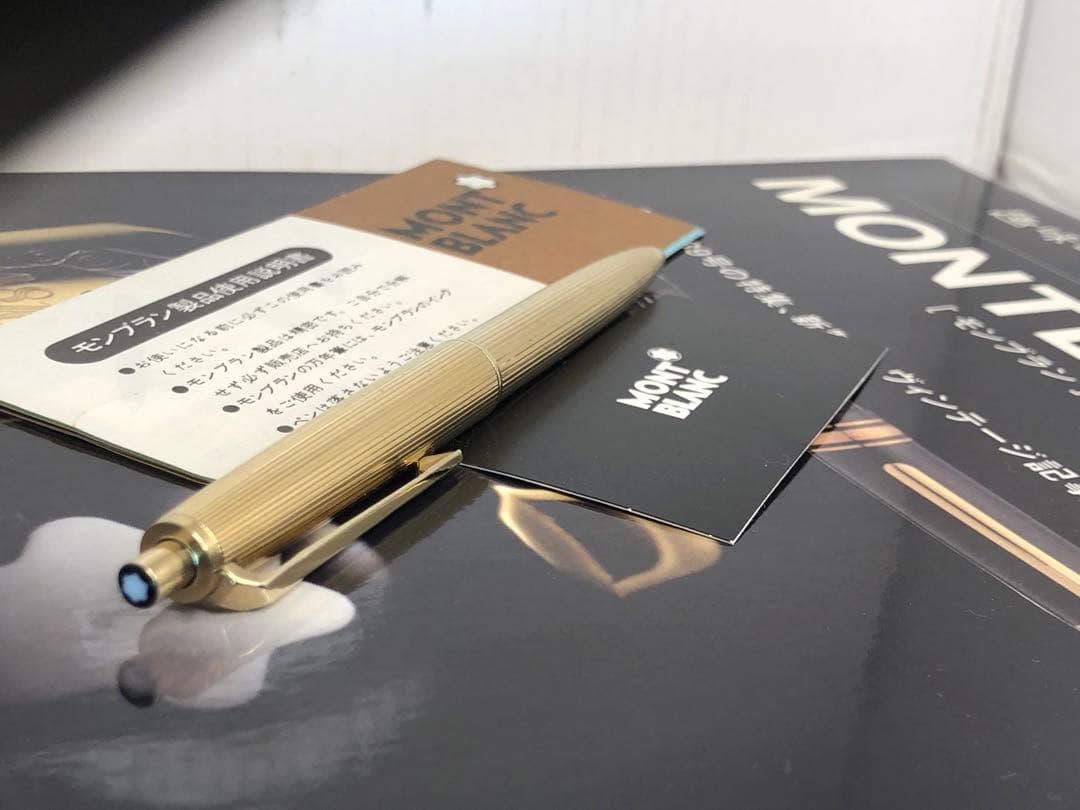 ⭐️モンブラン⭐️金運降臨黄金❗️稀少な総金張り名品最高の形❗️⭐️No1546ペンソル⭐️