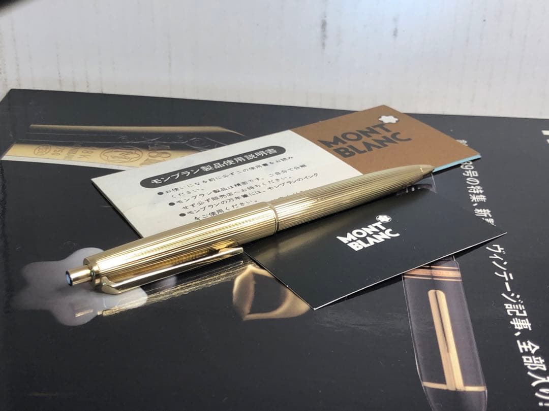 ⭐️モンブラン⭐️金運降臨黄金❗️稀少な総金張り名品最高の形❗️⭐️No1546ペンソル⭐️