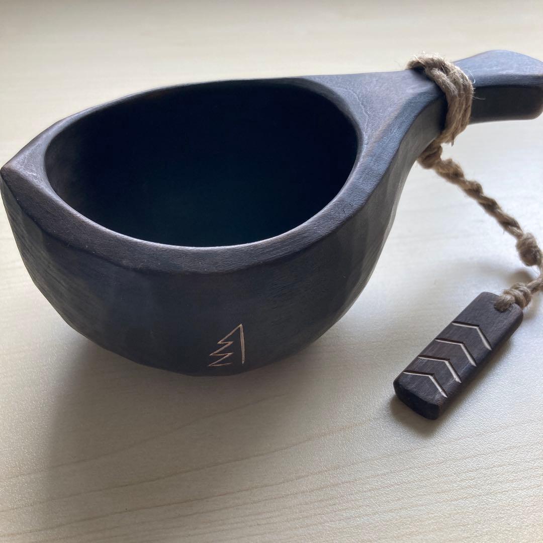 【新品】ソウルオブシベリア #1 ブラックペンダント　No.1812 ククサ