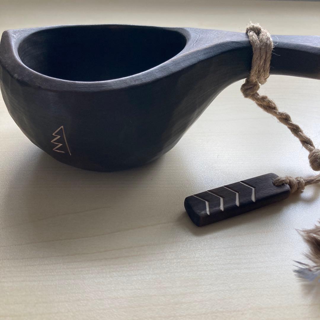 【新品】ソウルオブシベリア #1 ブラックペンダント　No.1812 ククサ