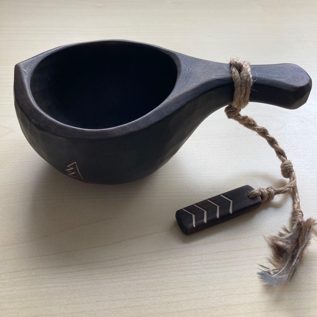 【新品】ソウルオブシベリア #1 ブラックペンダント　No.1812 ククサ