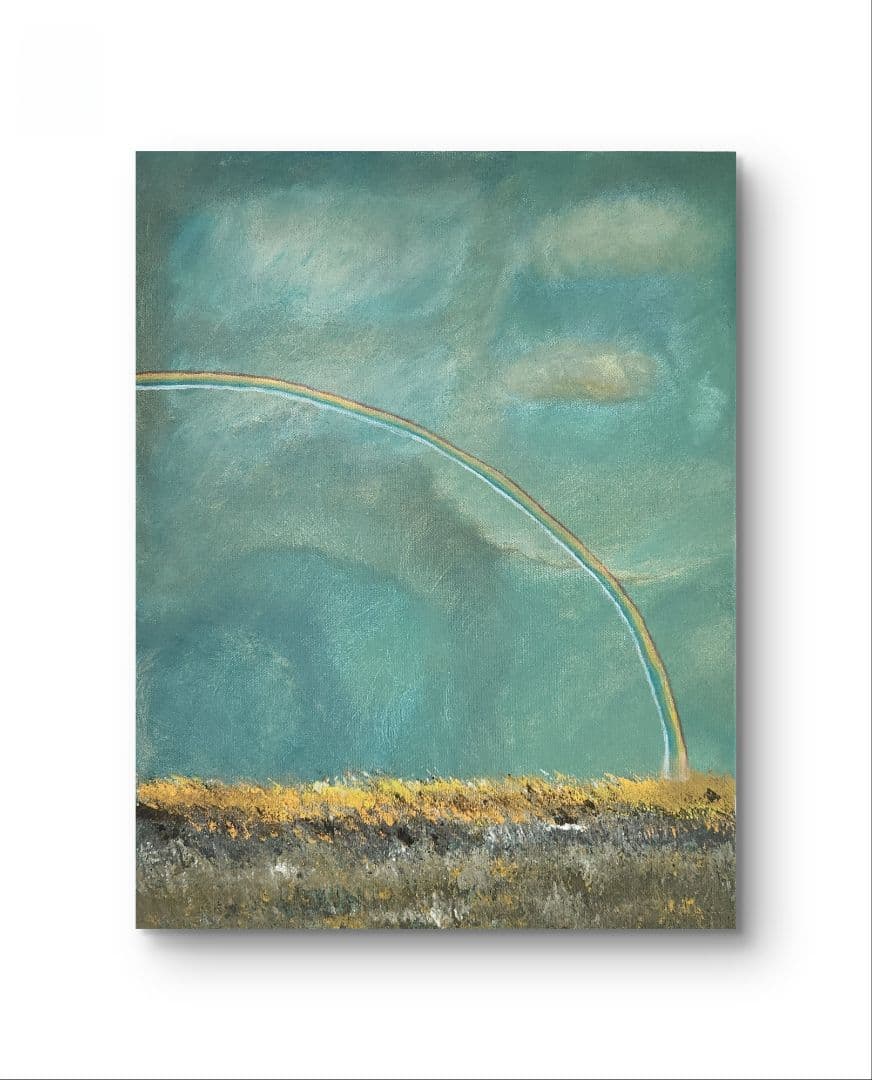 アクリル画 風景画 アートパネル 原画 アート 絵画 F6