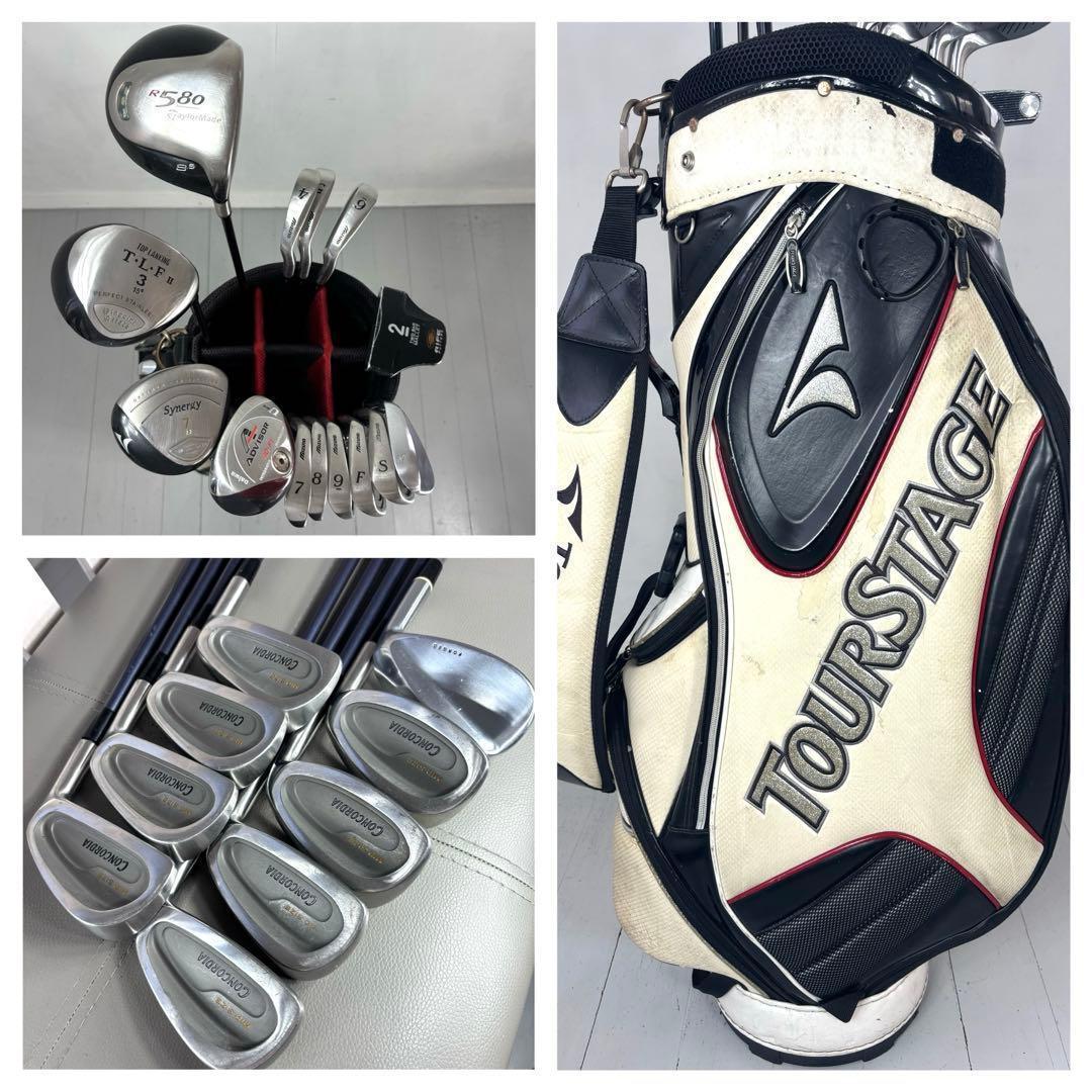 本格派 メンズゴルフクラブ 14本 フルセット ゴルフセット ツアーステージ