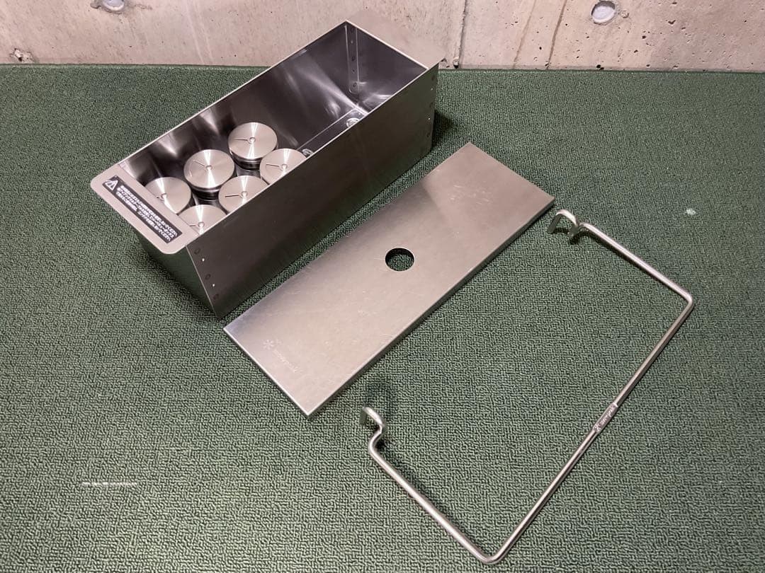 ステンボックスハーフユニット・ハンガー・スパイス入れ セット スノーピーク